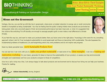 Tablet Screenshot of biothinking.com